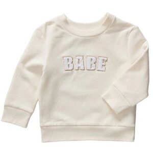 Babe Cream Kids Sweatshirt